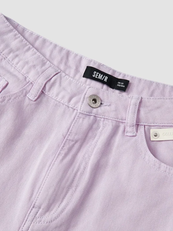 Women SEMIR Ladies Denim Long-staple Cotton Straight Pants