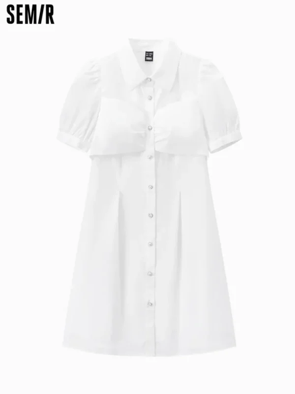 Women SEMIR Ladies Woven Cotton Dress