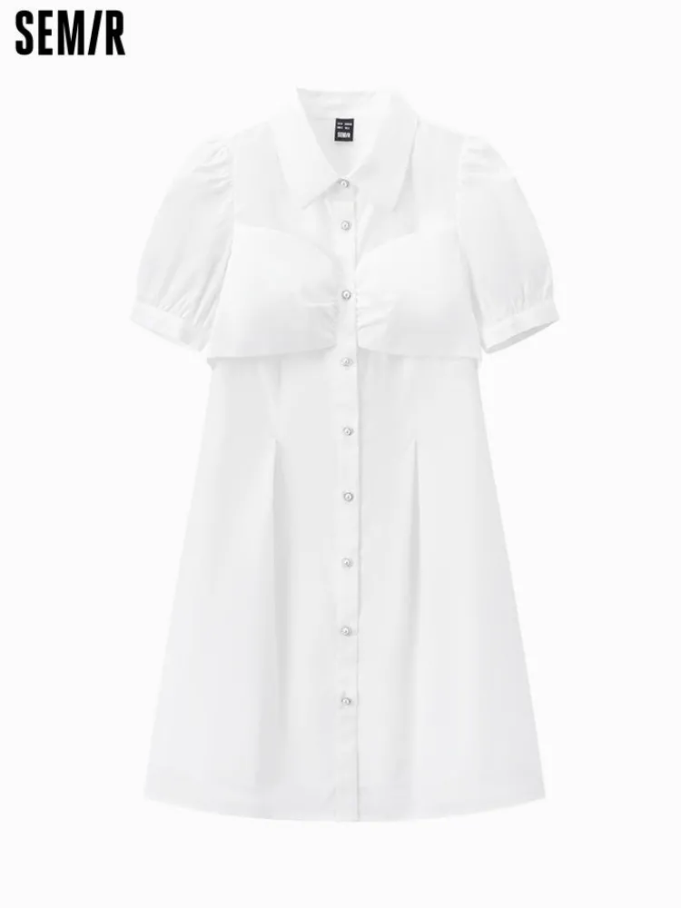 ladies_woven_cotton_dress_5.webp Women SEMIR Ladies Woven Cotton Dress