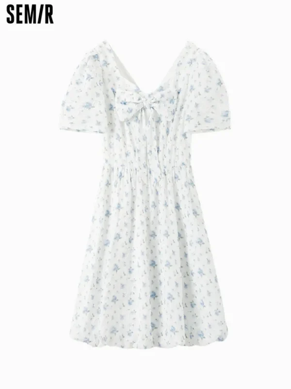 Women SEMIR Ladies Yarn-dyed Jacquard Woven Dress