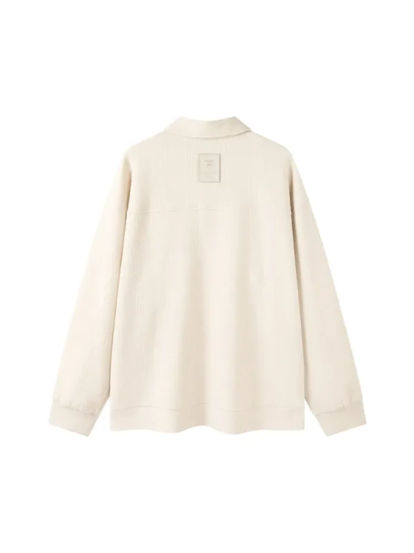 SEMIR Men Half Cardigan Sweater