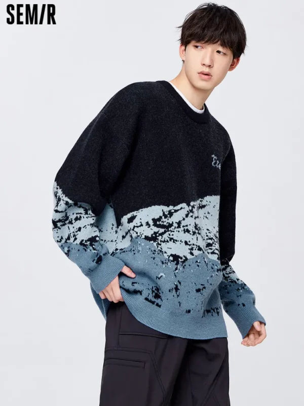 SEMIR Men Pullover Sweater