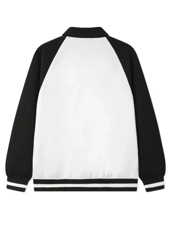 SEMIR Men's Air Layer Contrast Patchwork Monogram Ultra Loose Jacket
