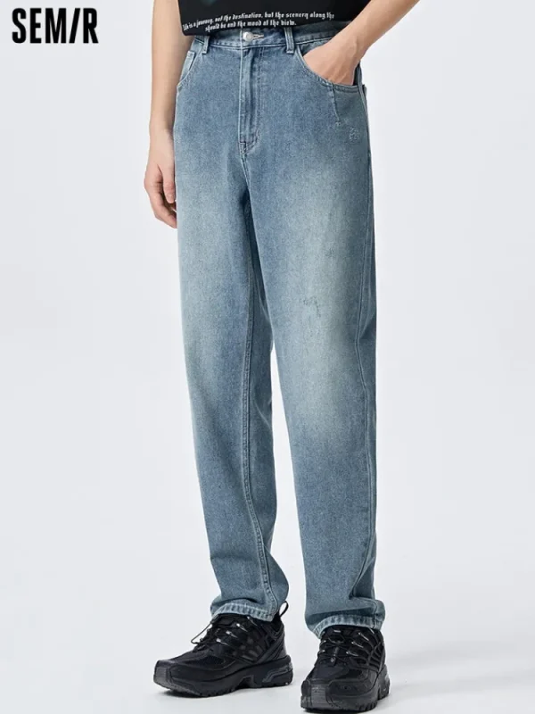 SEMIR Men's Cool Non-stretch Tapered Pants