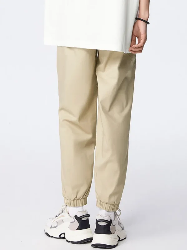 SEMIR Men's Cotton Comfortable Cool Antibacterial Woven Jogging Pants