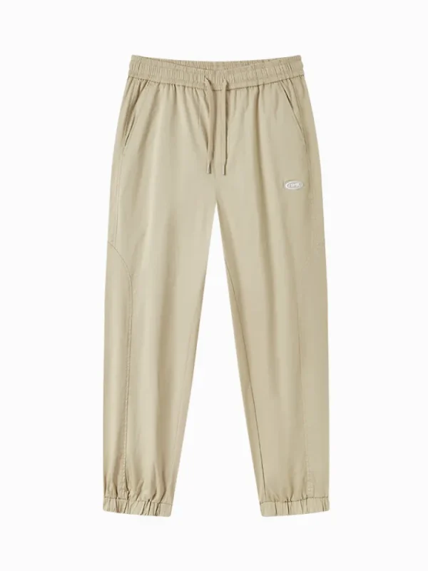 SEMIR Men's Cotton Comfortable Cool Antibacterial Woven Jogging Pants