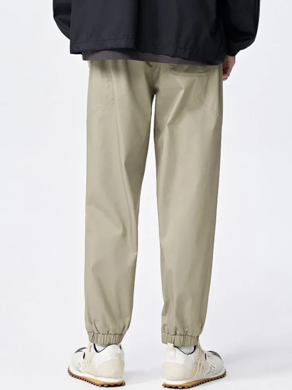 SEMIR Men's Cotton Comfortable Cool Antibacterial Woven Jogging Pants