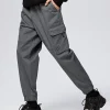 SEMIR Men's Cotton-Polyester Stretch Twill Loose Cargo Pants