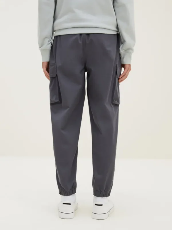 SEMIR Men's Cotton-Polyester Stretch Twill Loose Cargo Pants