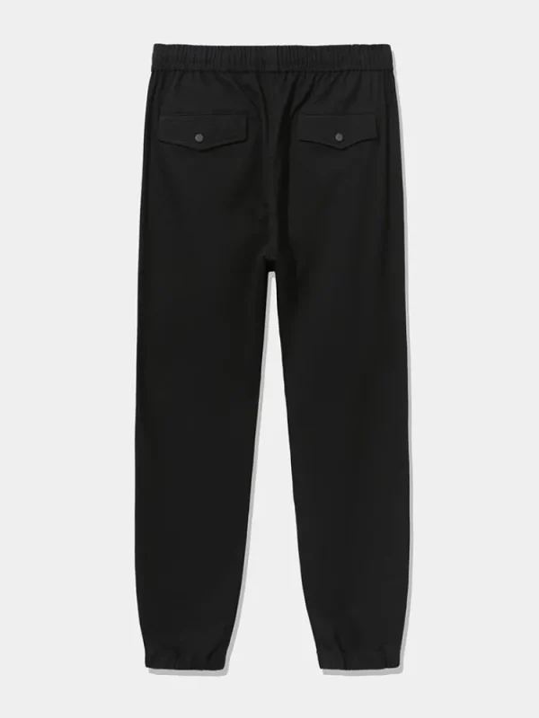 SEMIR Men's Cotton-Polyester Stretch Twill Monogram Fitted Woven Jogging Pants