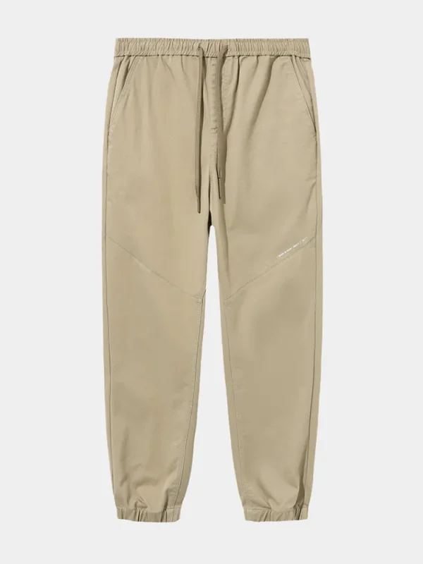 SEMIR Men's Cotton-Polyester Stretch Twill Monogram Fitted Woven Jogging Pants