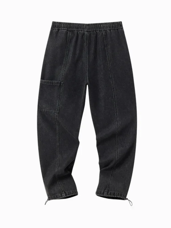 SEMIR Men's Denim Comfort Cool Straight Pants