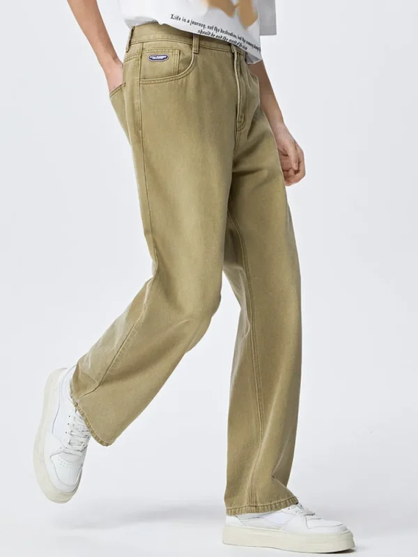 SEMIR Men's Denim Eco Lyocell Straight Pants