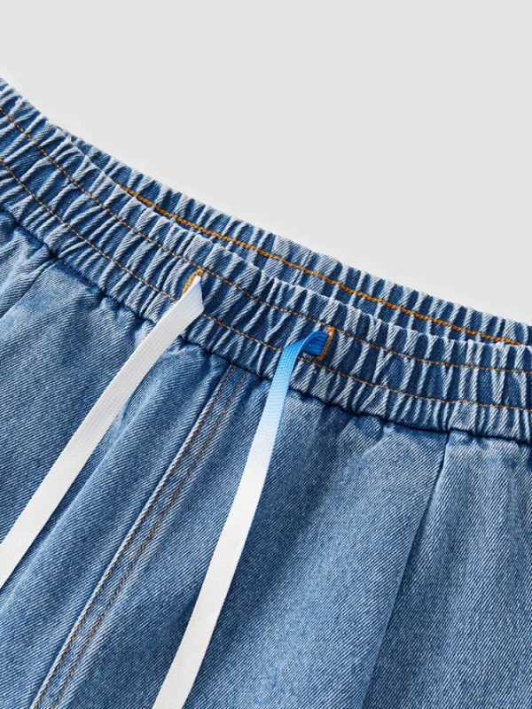 SEMIR Men's Denim Eco Lyocell Straight Pants