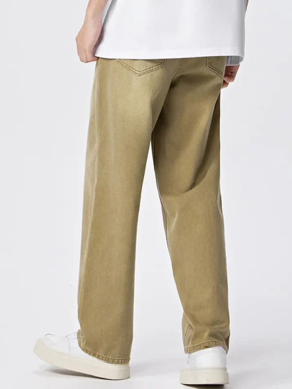 SEMIR Men's Denim Eco Lyocell Straight Pants