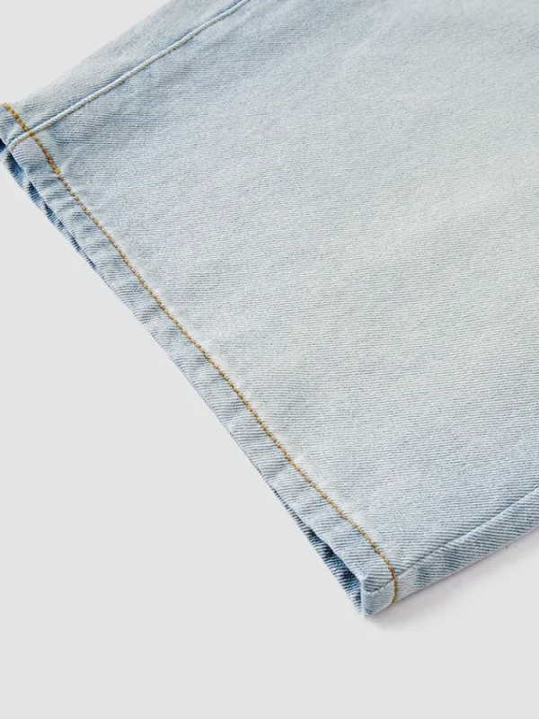 SEMIR Men's Denim Eco Lyocell Straight Pants