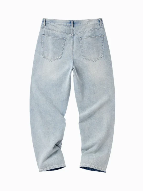 SEMIR Men's Denim Eco Lyocell Straight Pants