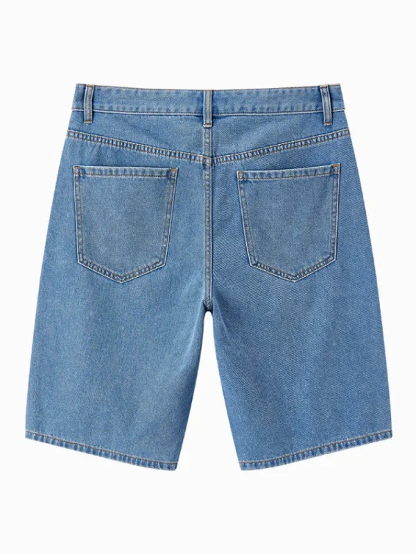 SEMIR Men's Denim Stretch Cool Straight Pants