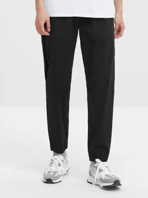 SEMIR Men's Easy-Care Fitted Woven Jogging Pants