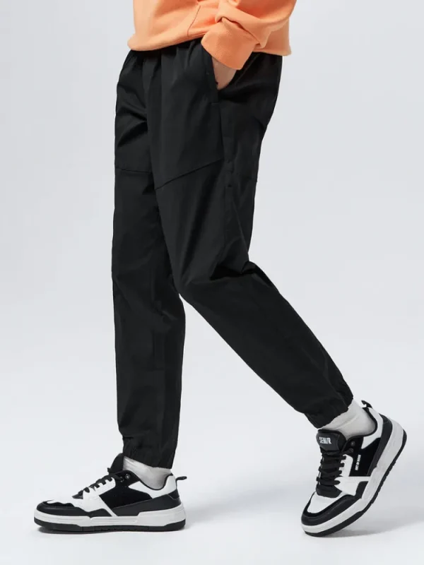 SEMIR Men's Easy-Care Fitted Woven Jogging Pants