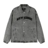 SEMIR Men's Eco-Friendly Lyocell Denim Contrast Monogram Loose Denim Jacket