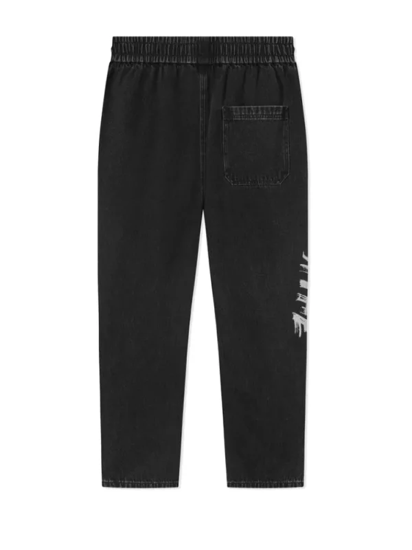 SEMIR Men's Eco-Friendly Lyocell Denim Monogram Loose Straight Pants