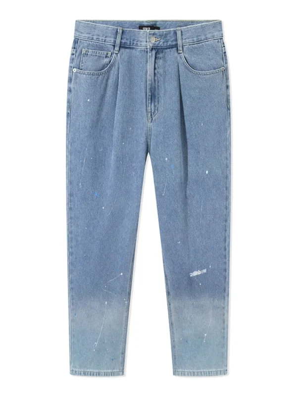 SEMIR Men's Eco-Friendly Lyocell Denim Gradient Loose Straight Pants