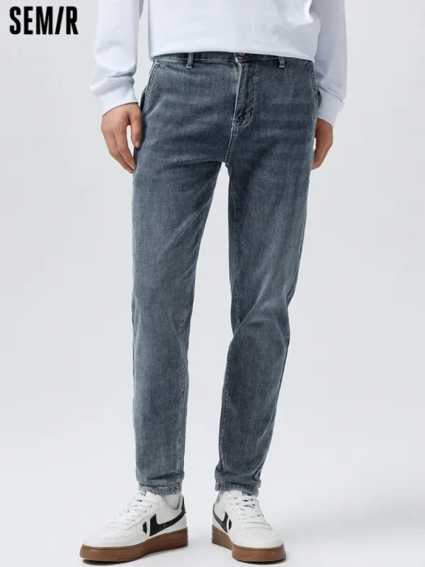 SEMIR Men's Fitted Boot Cut Fitted Pants