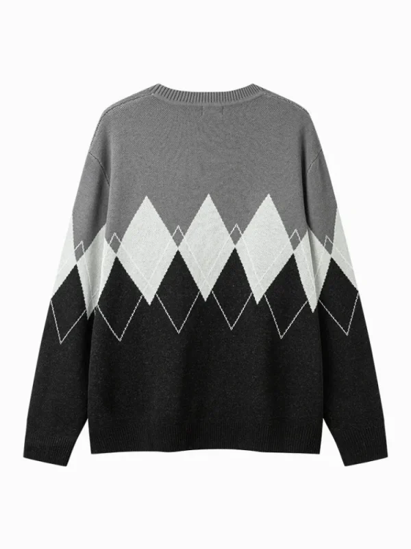 SEMIR Men's green crew neck sweater