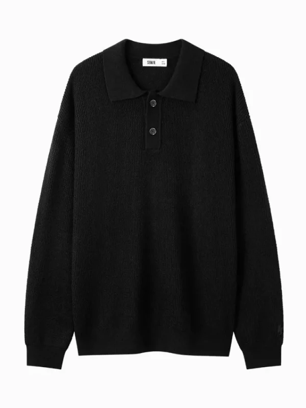 SEMIR Men's Half Cardigan Sweater
