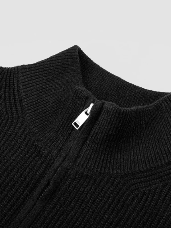 SEMIR Men's half-cardigan sweater