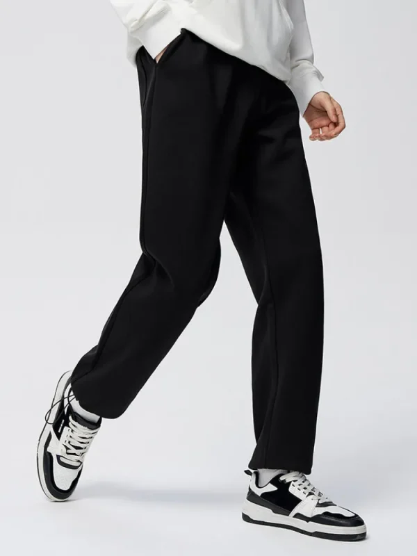 SEMIR Men's Huamian Cotton Drawstring Loose Knitted Jogging Pants