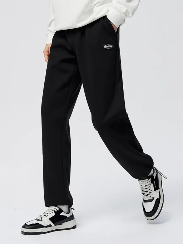 SEMIR Men's Huamian Cotton Drawstring Loose Knitted Jogging Pants