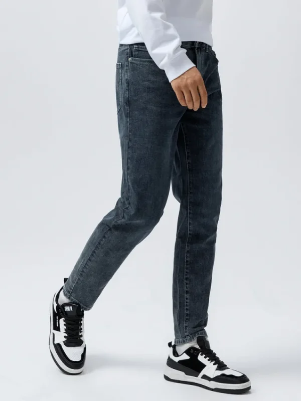 SEMIR Men's Intelligent Temperature Adjustment Denim Boot Cut Pants