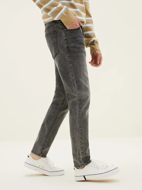 SEMIR Men's Intelligent Temperature Adjustment Denim Boot Cut Pants