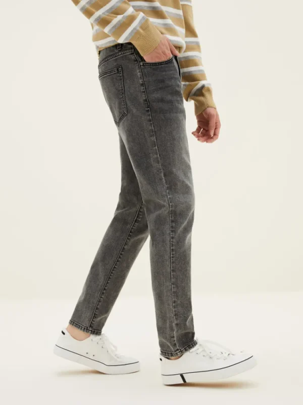 SEMIR Men's Intelligent Temperature Adjustment Denim Boot Cut Pants