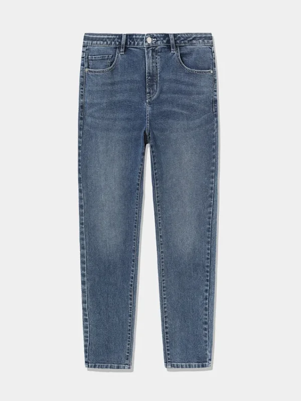 SEMIR Men's Intelligent Temperature Adjustment Denim Boot Cut Pants