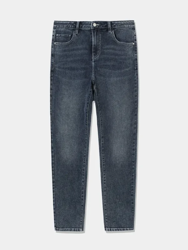 SEMIR Men's Intelligent Temperature Adjustment Denim Boot Cut Pants