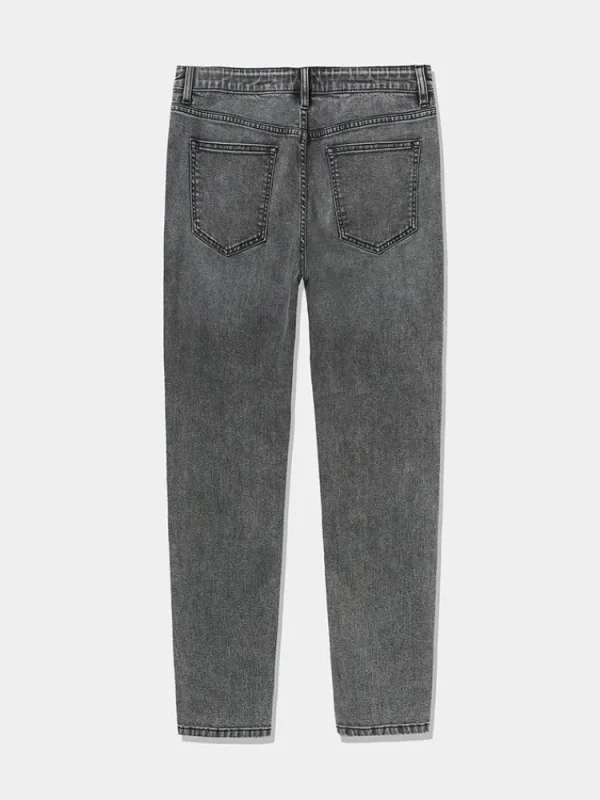SEMIR Men's Intelligent Temperature Adjustment Denim Boot Cut Pants