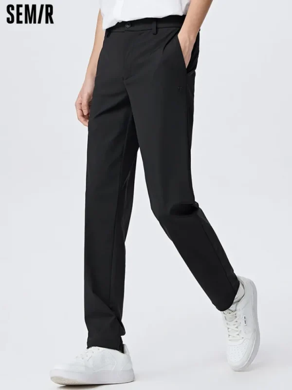 SEMIR Men's Knit Stretch Cool Basic Pants