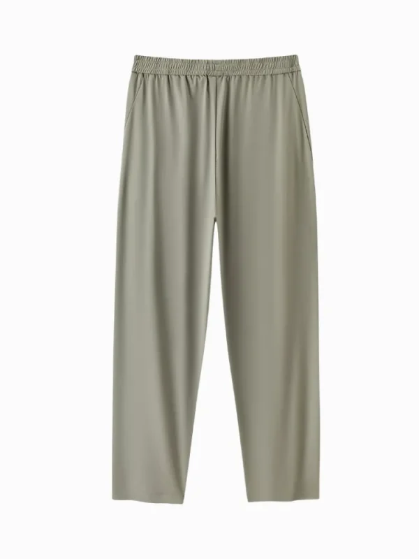SEMIR Men's Knit Stretch Cool Tapered Pants