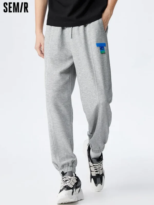 SEMIR Men's Knitted Comfort Cool Knit Jogging Pants
