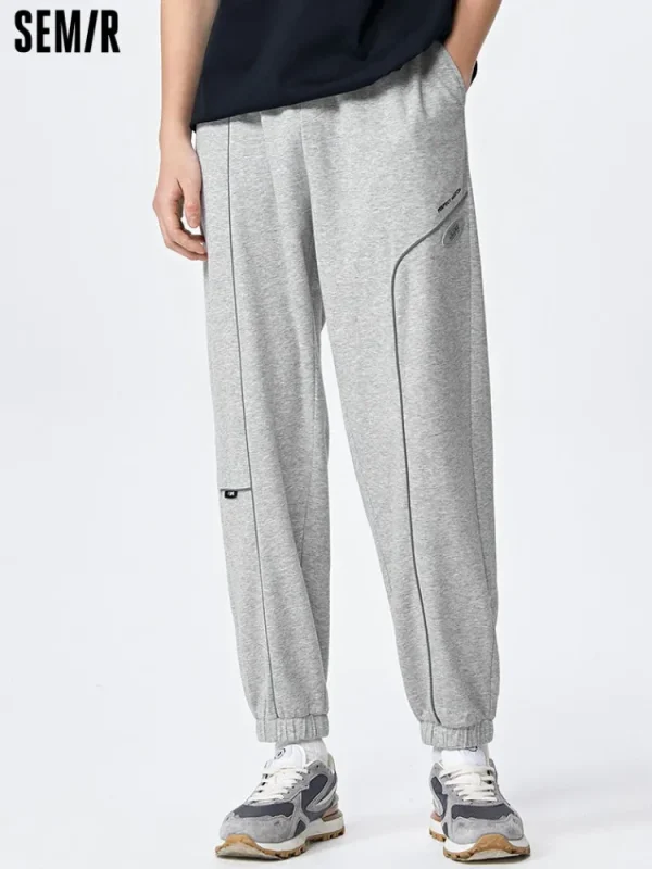 SEMIR Men's Knitted Comfortable Moisture-absorbing Quick-drying Jogging Pants