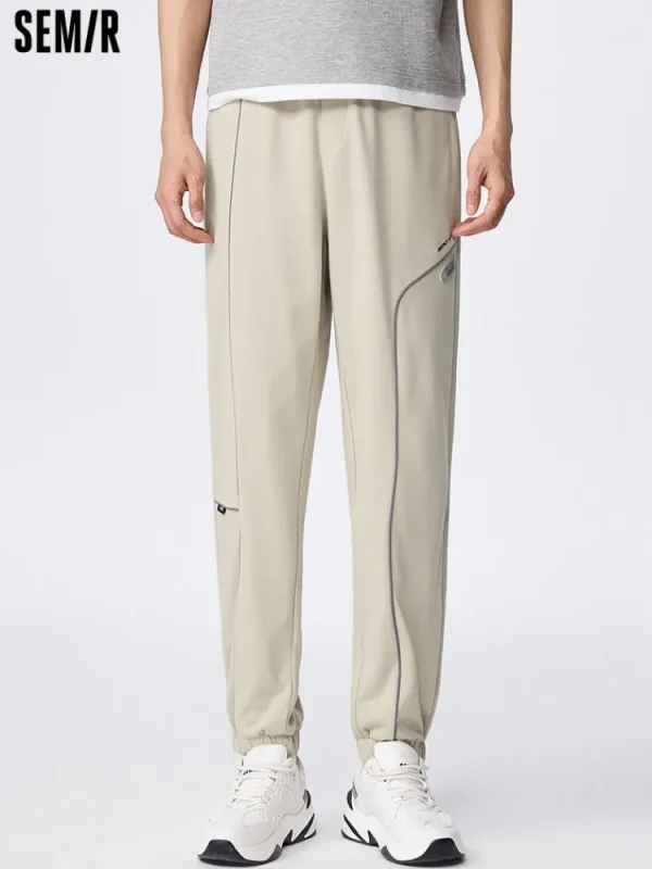SEMIR Men's Knitted Comfortable Moisture-absorbing Quick-drying Jogging Pants