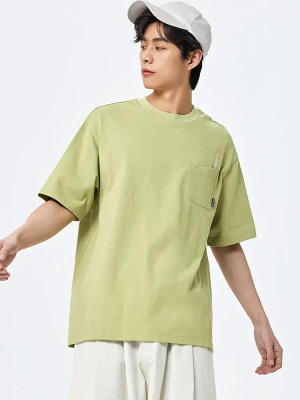 SEMIR Men's Knitted Round Neck Short Sleeves T-Shirt