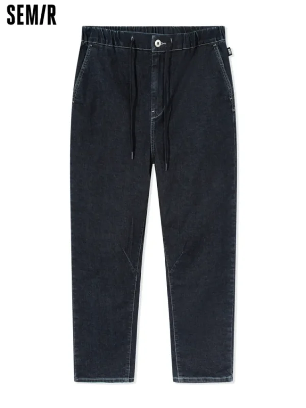 SEMIR Men's Lycra Fitted Jogging Pants