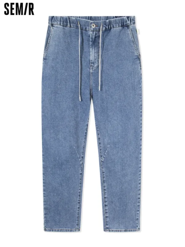 SEMIR Men's Lycra Fitted Jogging Pants