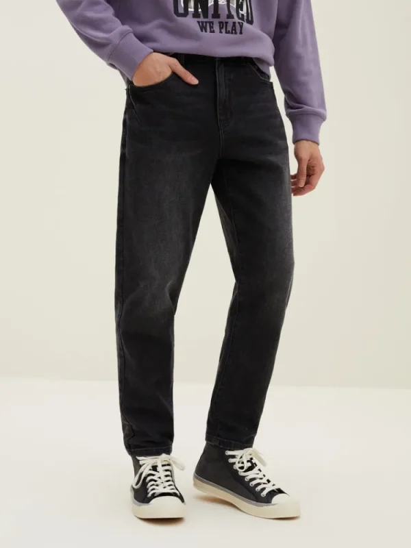SEMIR Men’s Lycra Tapered Pants
