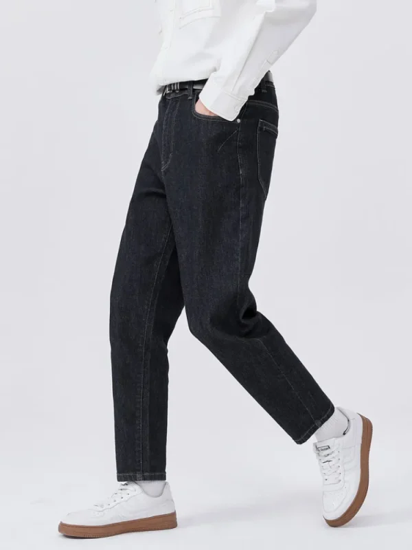 SEMIR Men’s Lycra Tapered Pants