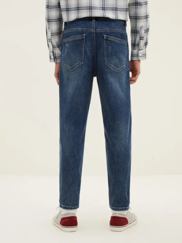 SEMIR Men’s Lycra Tapered Pants